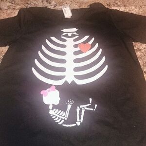 Pregnancy Halloween shirt Halloween costume  Pregnant Girl New Womens